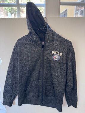 Philadelphia 76ers Phila Youth Large 14/16 Sweatshirt Hoodie NBA